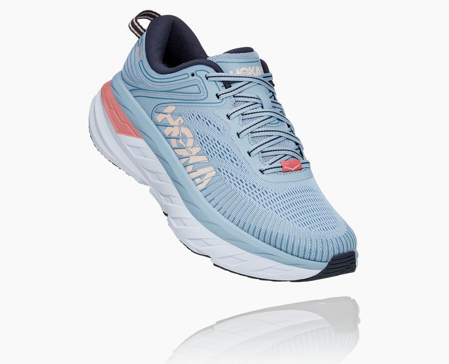 Hoka One One Løbesko Dame - Bondi 7 - Blå - 168405KCM